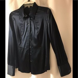 Hugo boss navy blouse size large